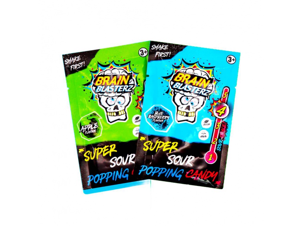 BRAIN BLASTERZ POPPING CANDY skābās ledenes gabaliņi 10g