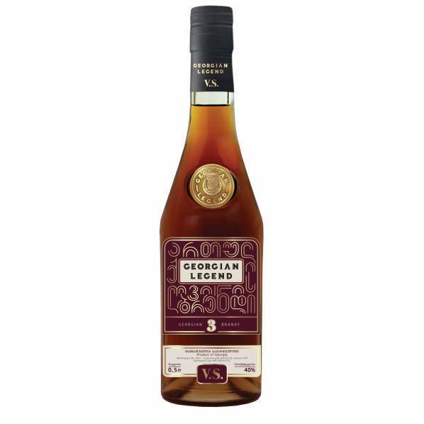 Brendijs Georgian Legend VS 3 YO 40% 0.5l