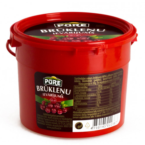 Brūkleņu ievārījums 410g, Pure Food