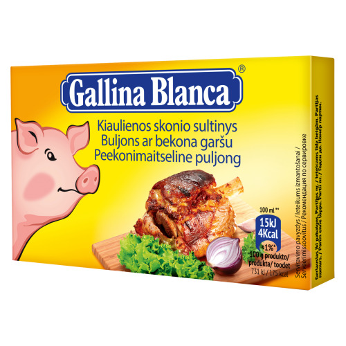 Buljons bekona 8x10g, Gallina Blanca