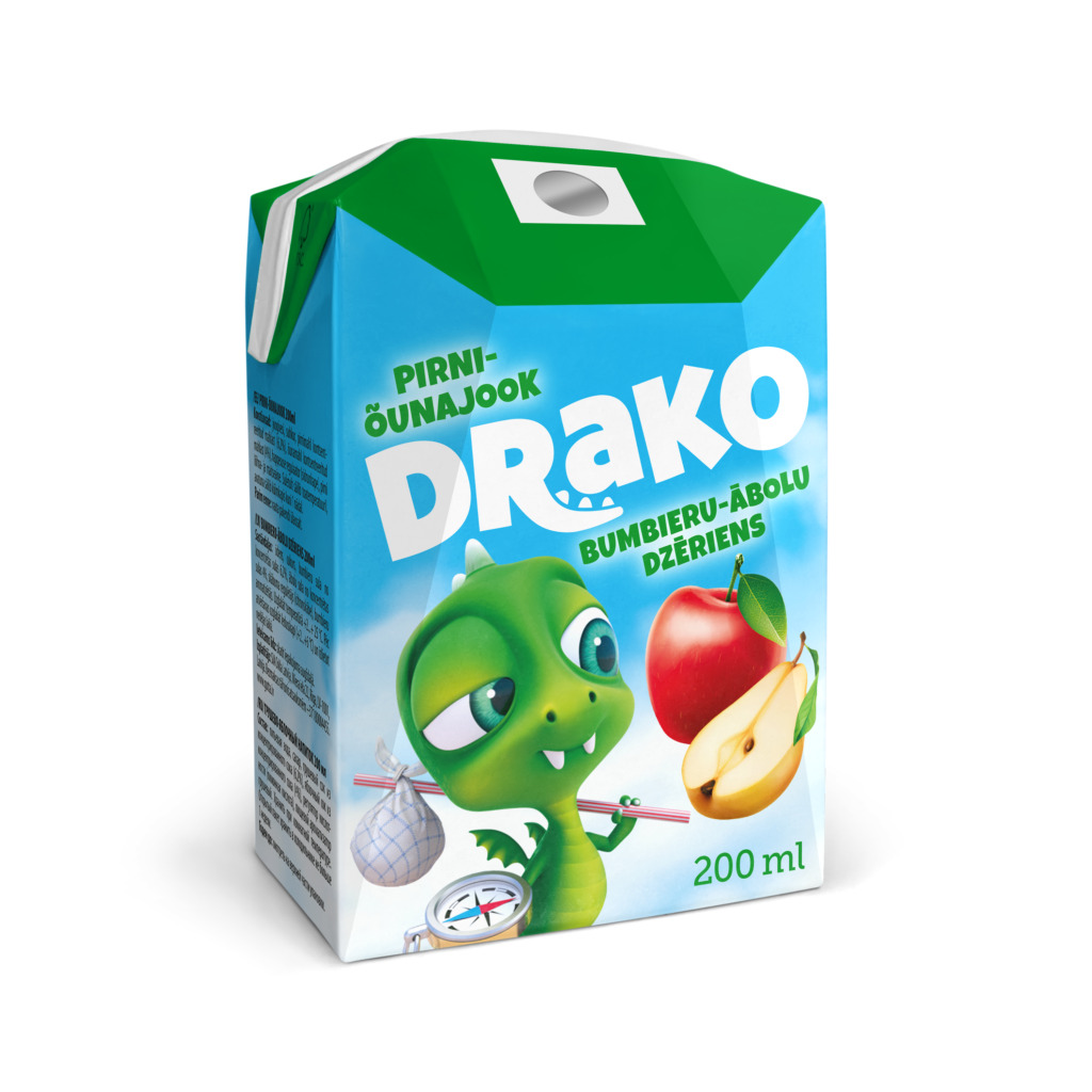 Bumbieru-ābolu dzēriens Drako 0.2l