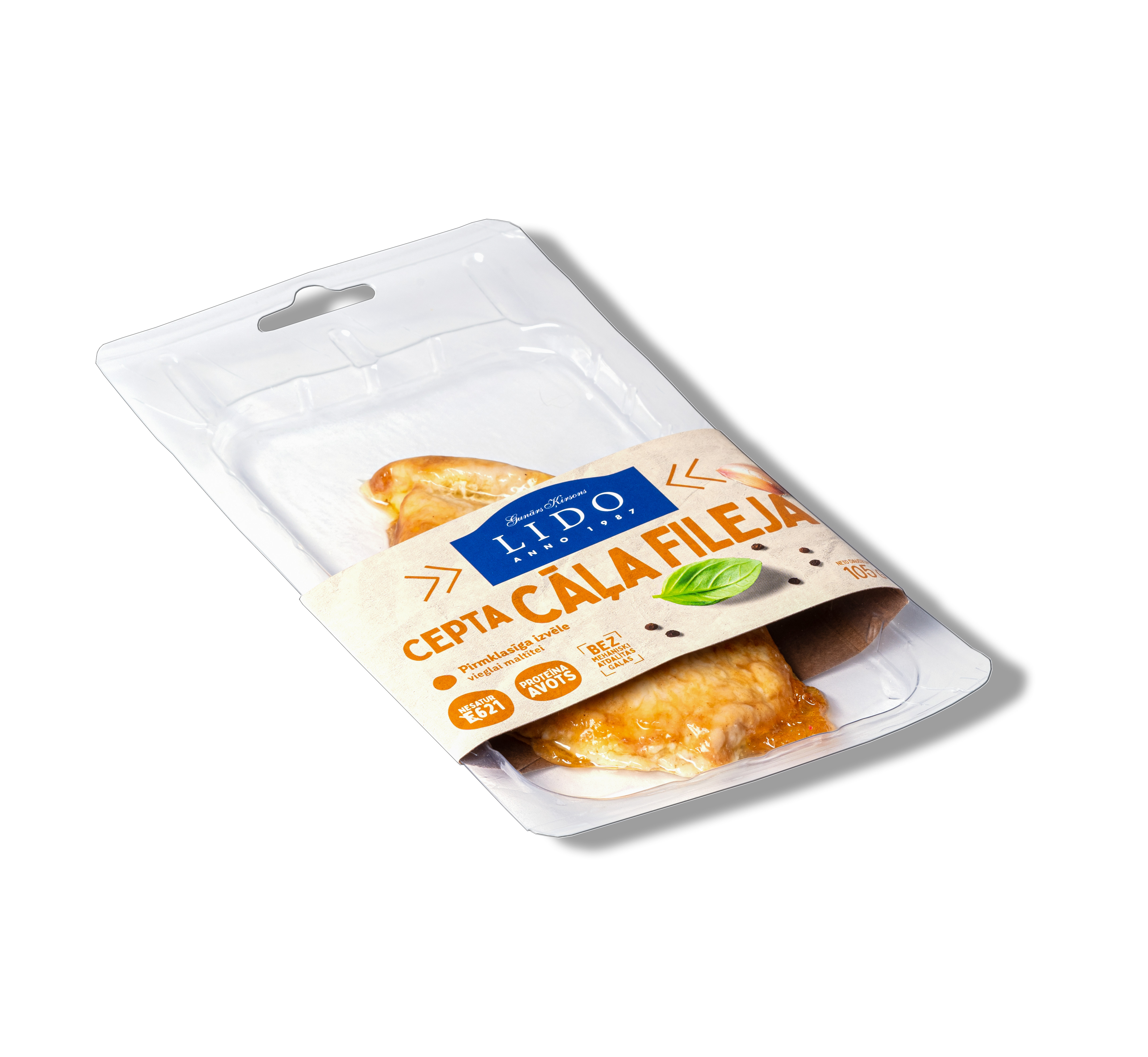 Cāļa fileja cepta 105g, Lido