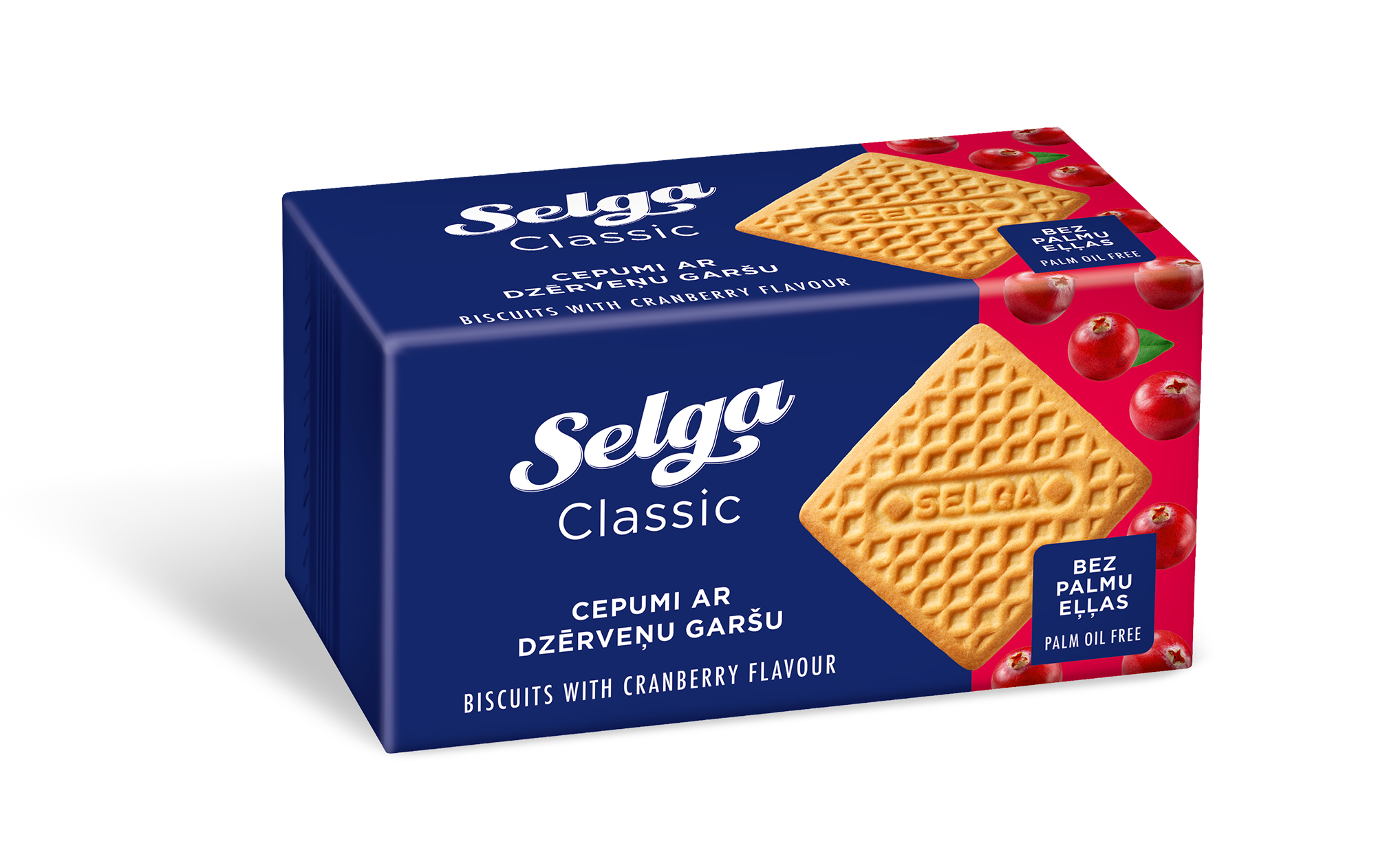 Cepumi ar dzērveņu garšu Selga 180g, Laima