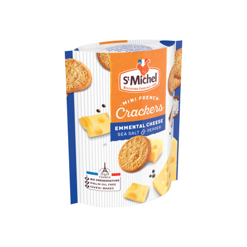 Cepumi ar Emmentai sieru 100g, St Michel