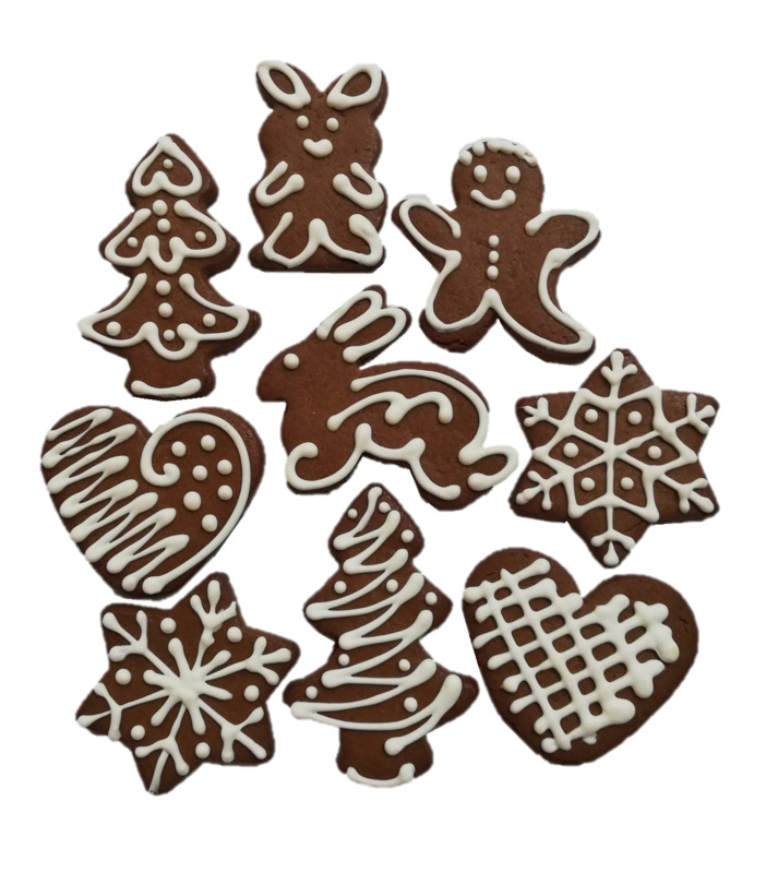 Cepumi Piparkūkas Christmas, sverami, Adugs