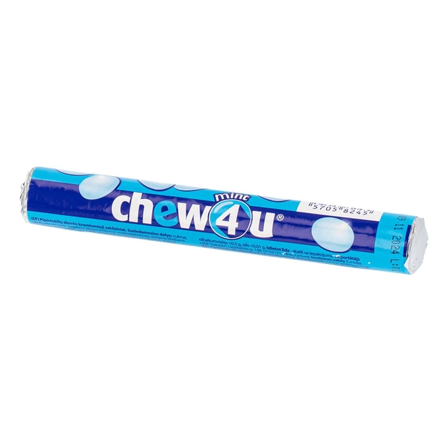Chew. košļājamās konfektes ar piprmētras garšu
