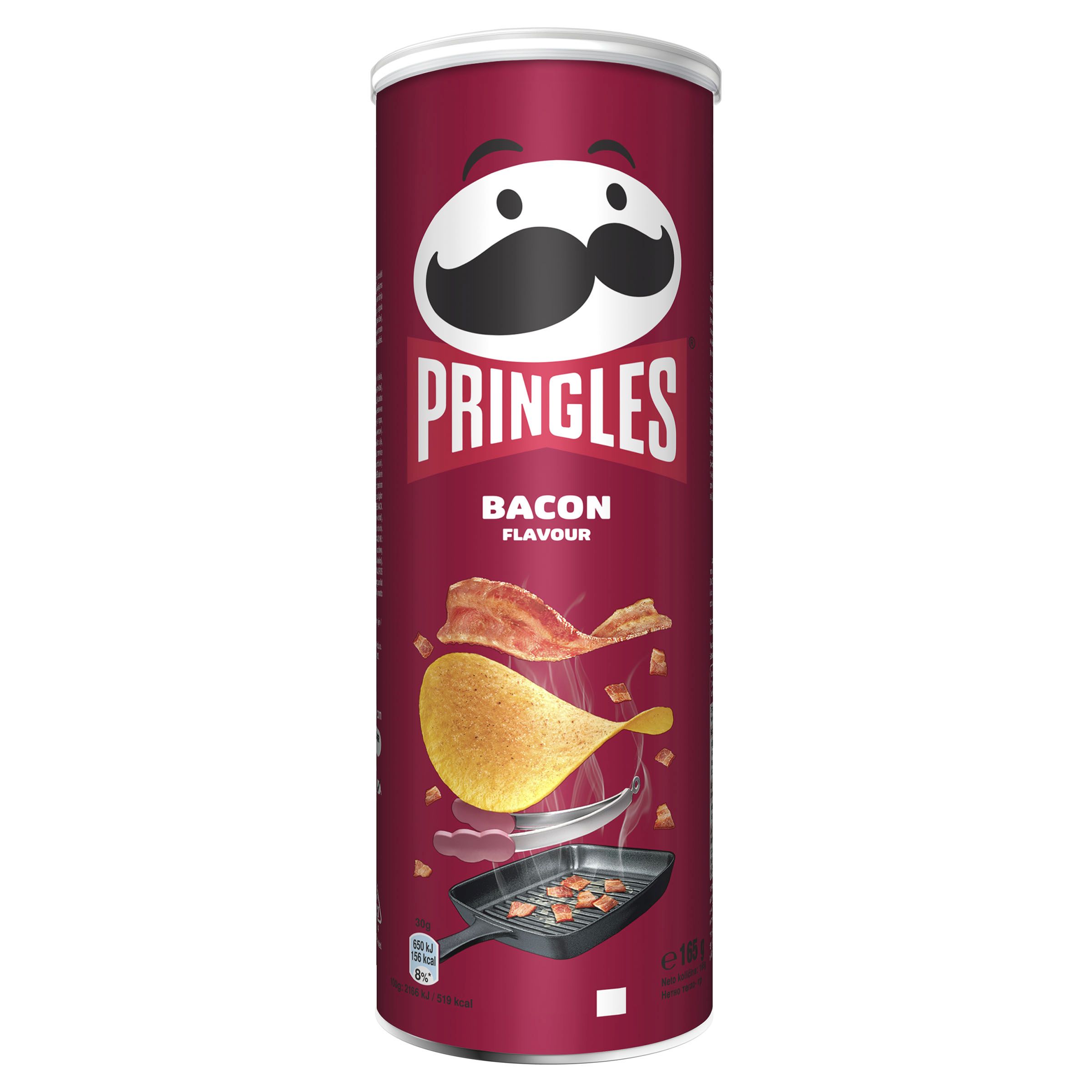 Čipsi ar bekonu 165g, Pringles