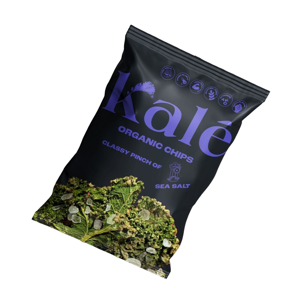Čipsi ar jūras sāli BIO 45g, Kale