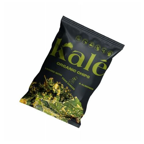 Čipsi ar vegāno sieru un mandelēm BIO 45g, Kale