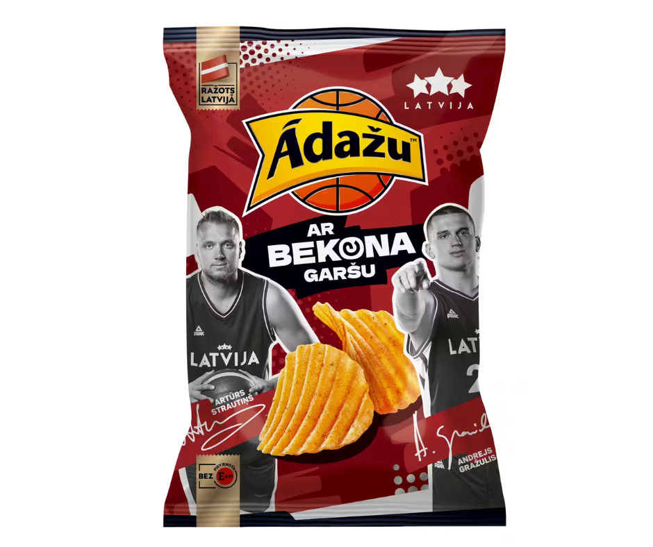 Čipsi Bekona garša 130g, Ādažu
