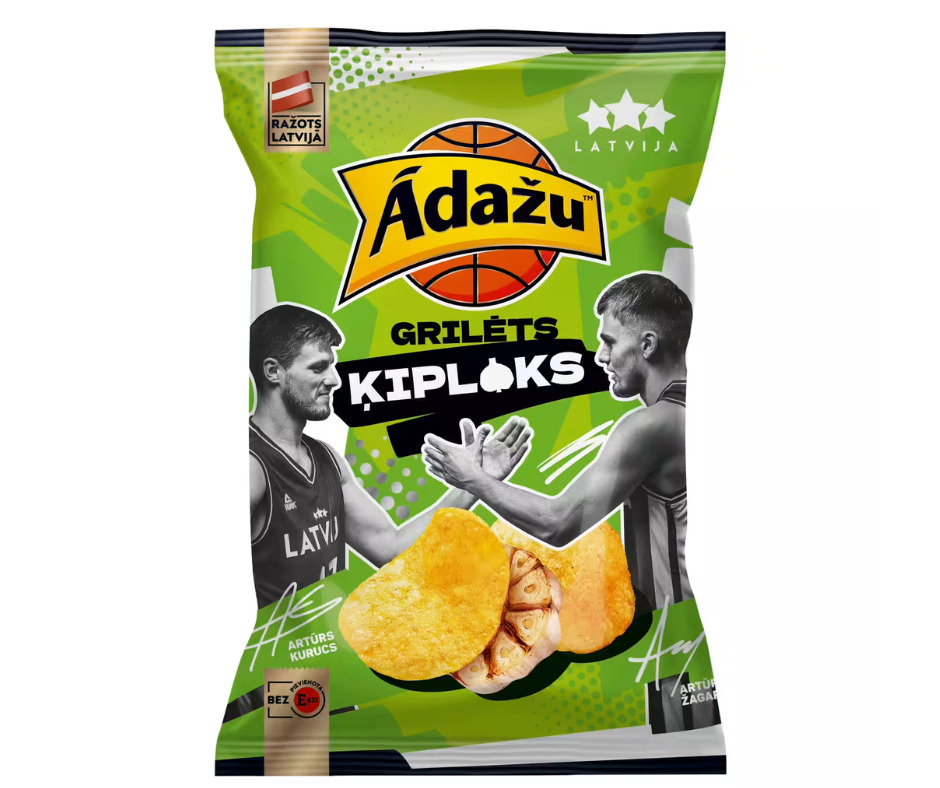 Čipsi Grilēts ķiploks 130g, Ādažu