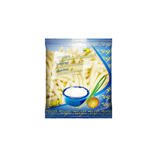 Čipsi kartupeļu ar sieru un sīpoliem Jega 50g, ZM food