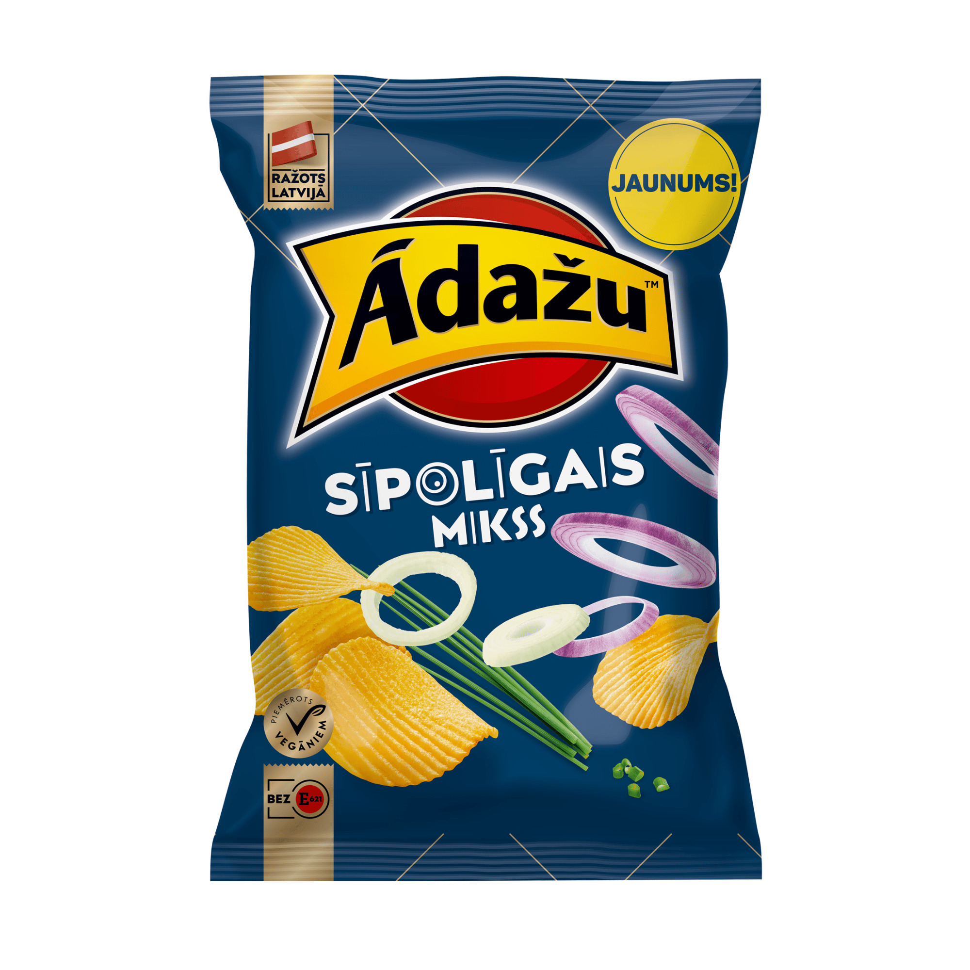 Čipsi Sīpolīgais mikss 130g, Ādažu