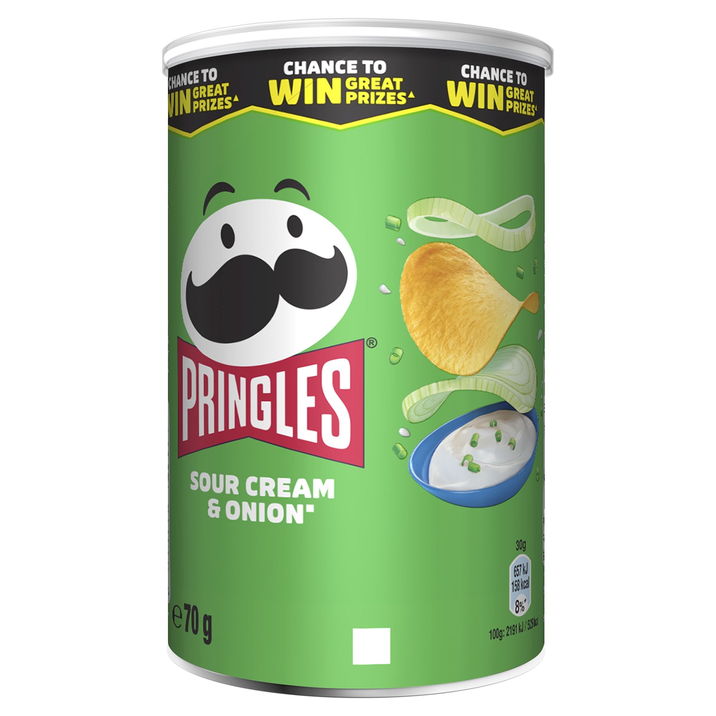 Čipsi Sour Cream  and  Onion 70g, Pringles