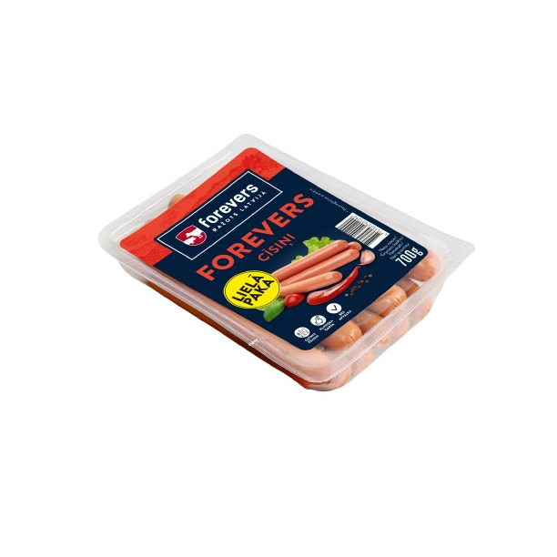 Cīsiņi bez apvalka 700g, Forevers