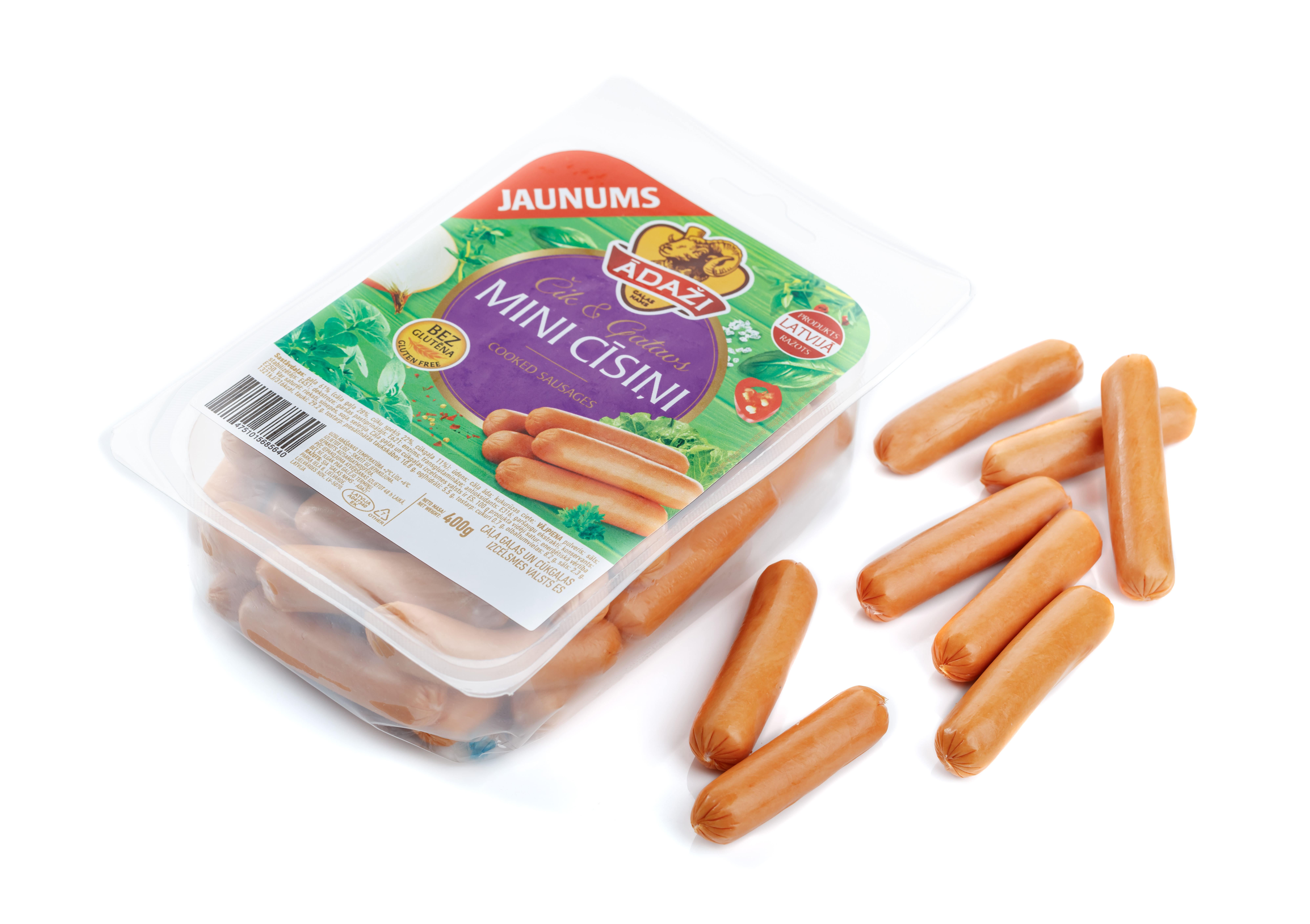 Cīsiņi Mini Čik and  Gatavs 400g, GN Ādaži