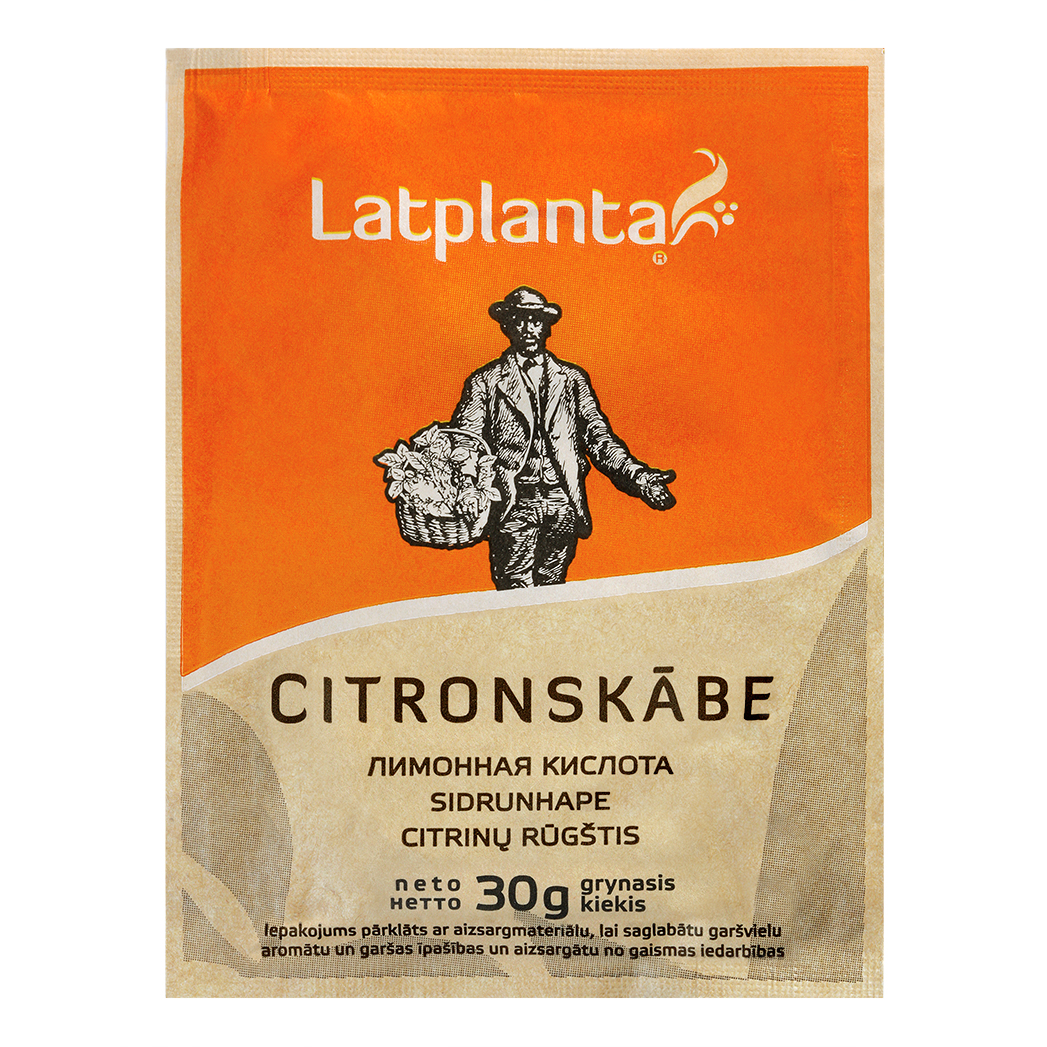 Citronskābe 30g, Latplanta
