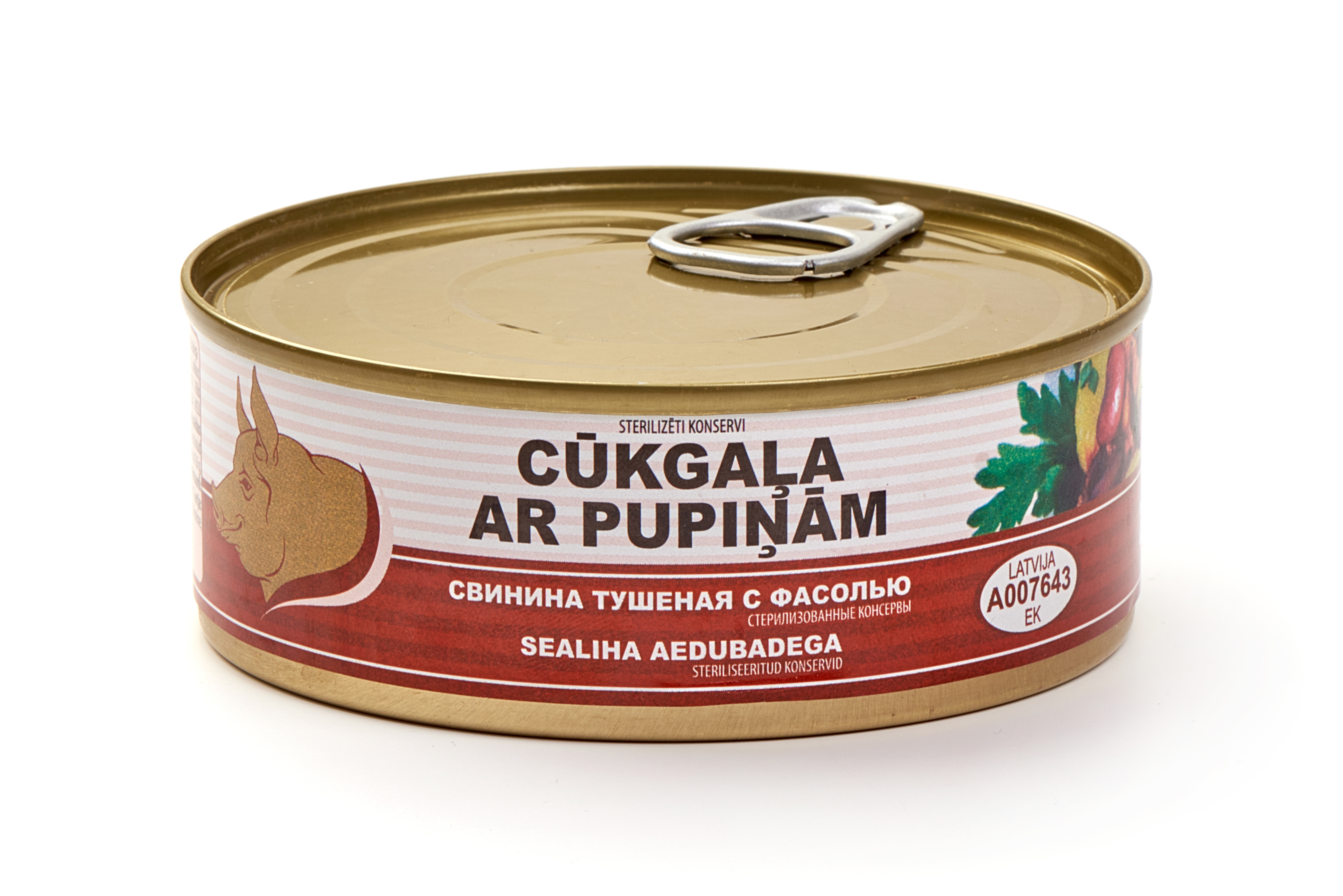 Cūkgaļa ar pupiņām 250g, RGK