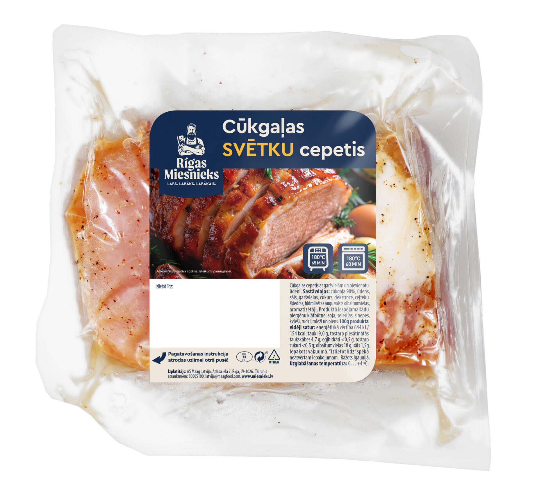 Cūkgaļas Svētku cepetis, sverams, RM