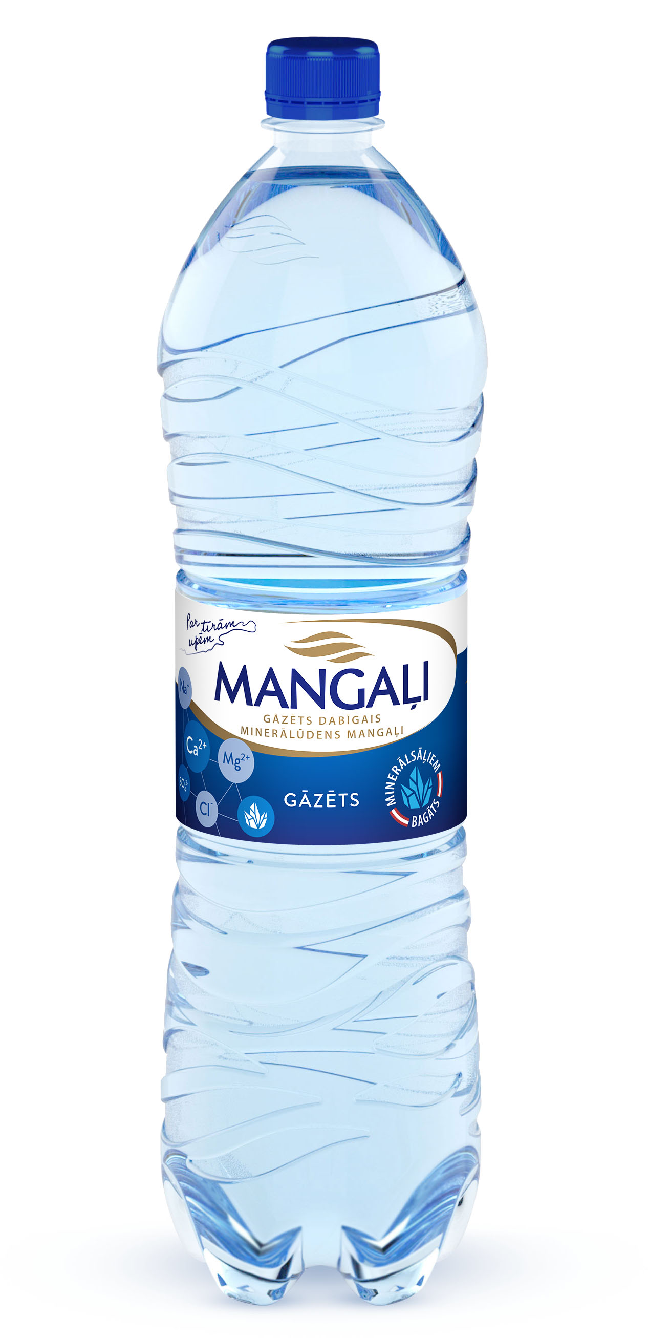 Dabīgais minerālūdens gāz. 1.5l PET, Mangaļi