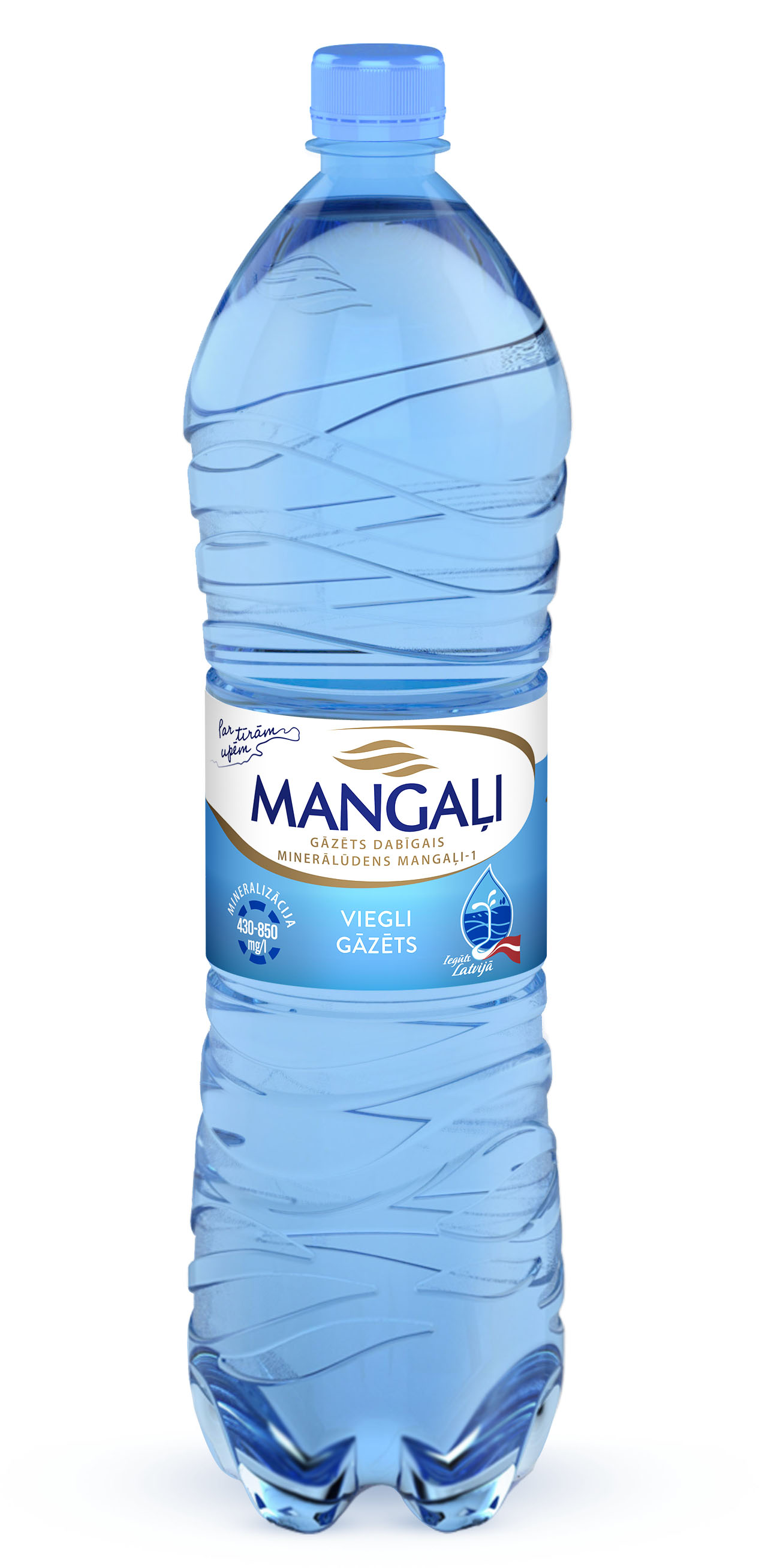 Dabīgais minerālūdens viegli gāz. 1.5l PET, Mangaļi