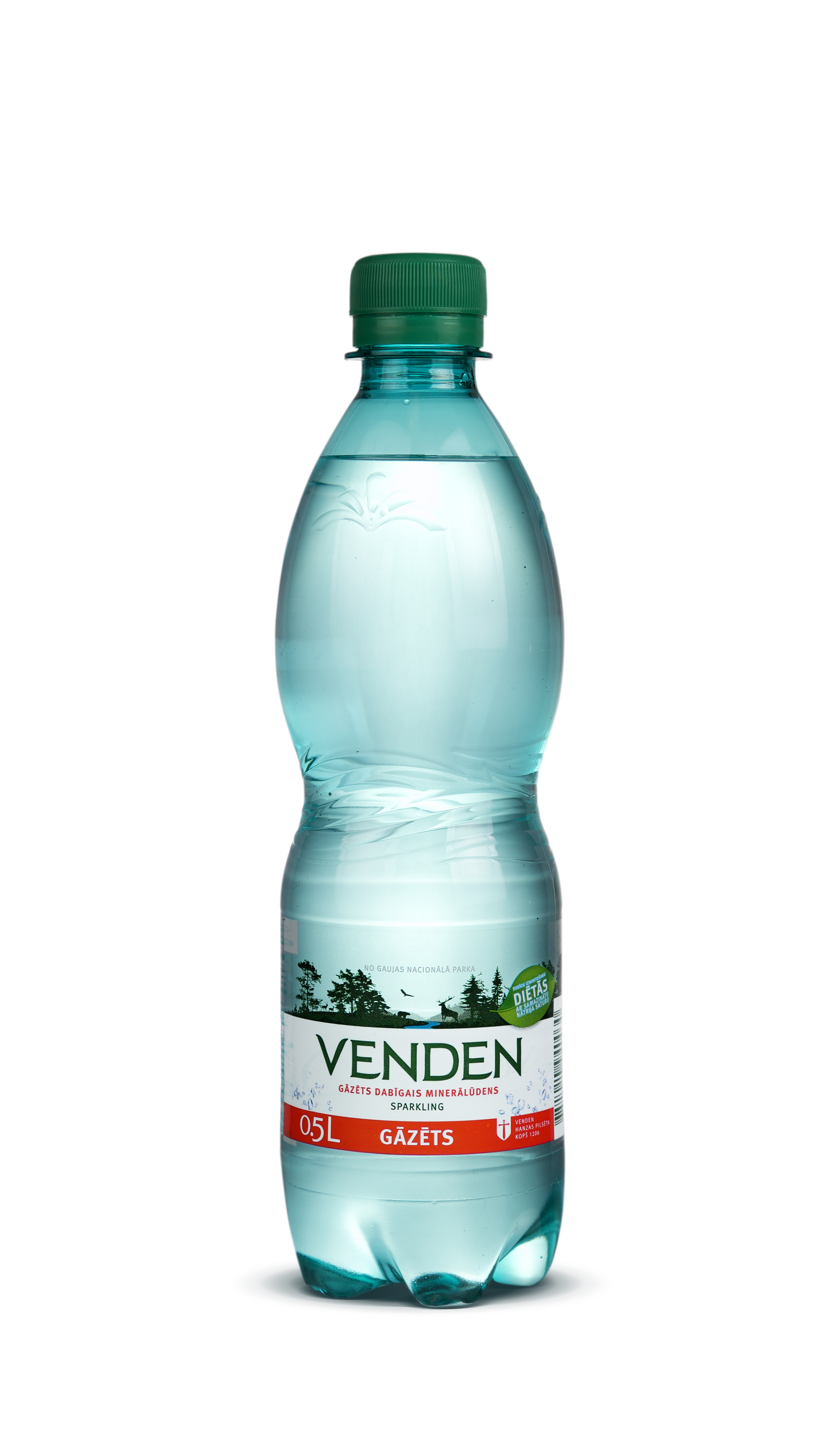 Dabīgs minerālūdens gāzēts 0.5l, Venden