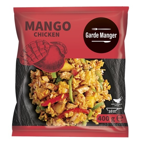 Dārzeņu maisījums ar mango un vistu 400g, Garde Manger