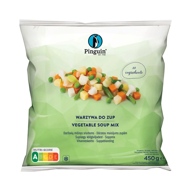 Dārzeņu maisījums zupām saldēts 450g, Pinguin