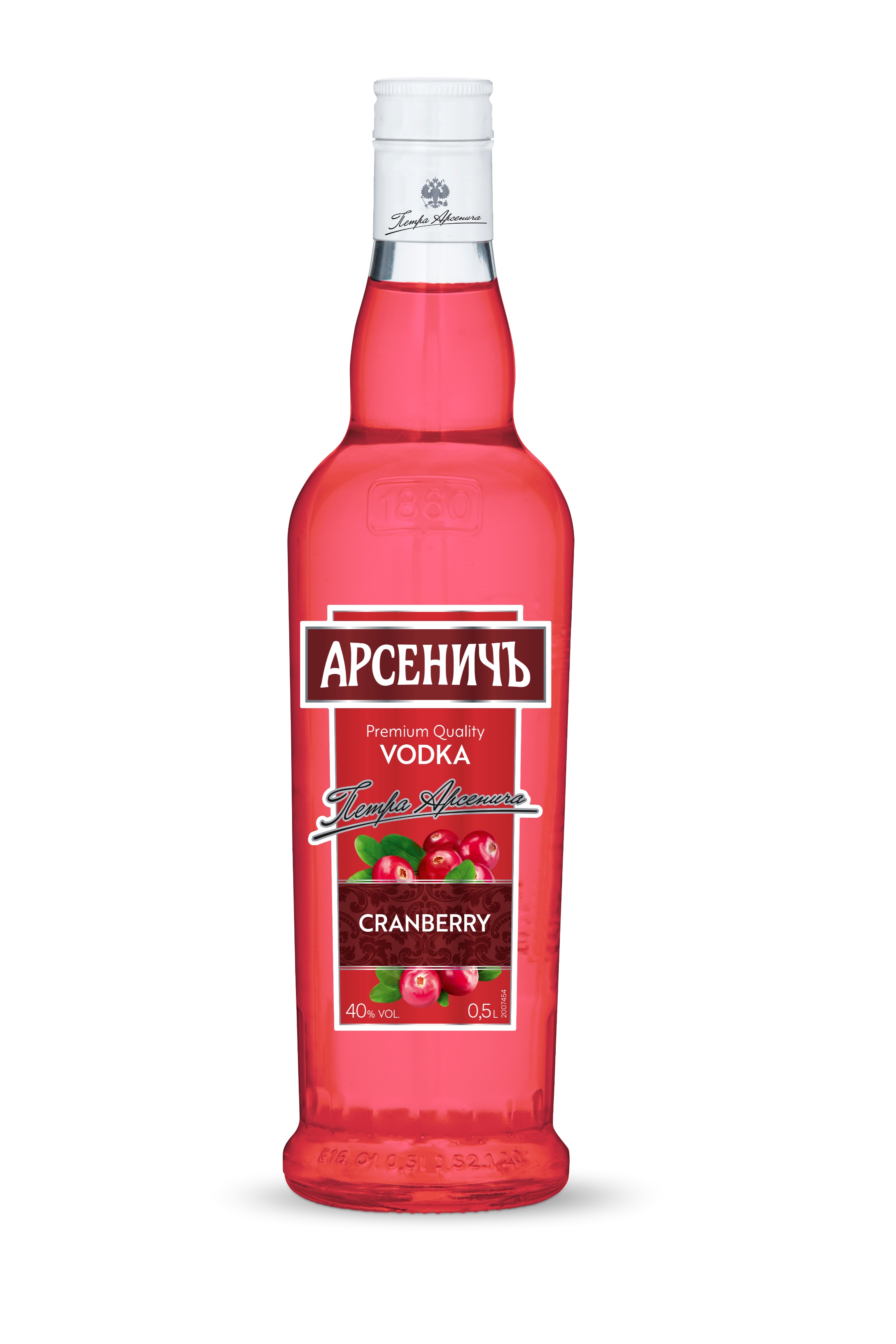 Degvīns aromatizēts Arsenitch dzērvene 40% 0.5l