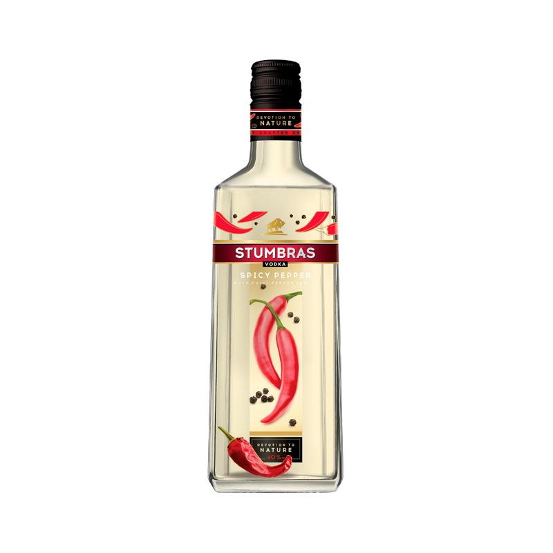 Degvīns Stumbras Vodka Spicy Pepper 40% 0.5l