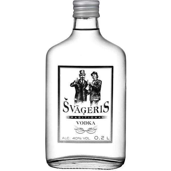 Degvīns Švāģeris Vodka 37.5% 0.2l PET