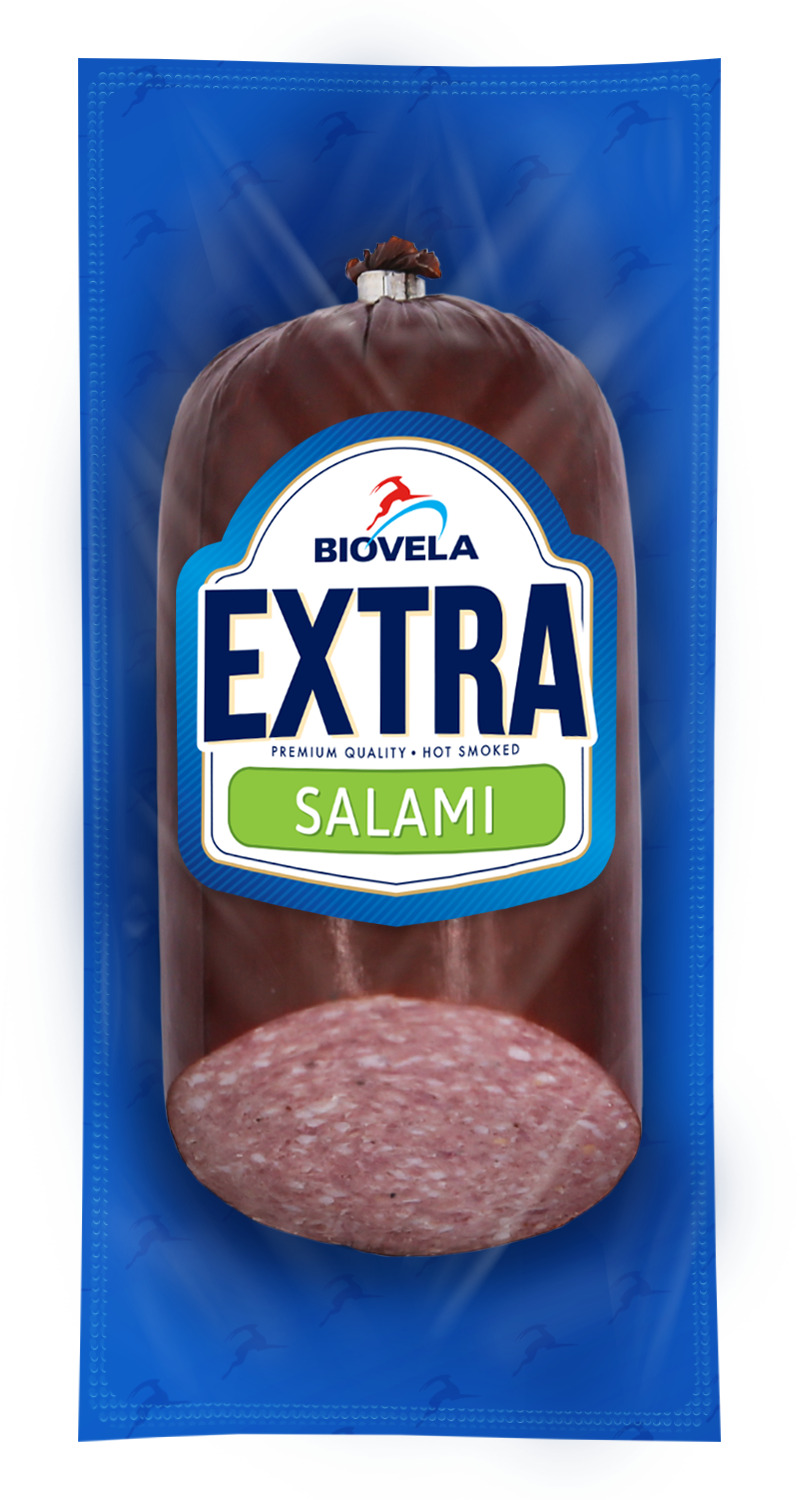 Desa karsti kūpināta salami Extra 400g, Biovela