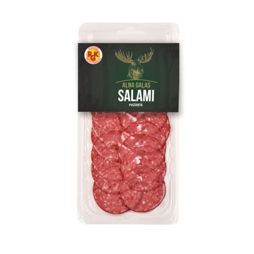 Desa p/ž salami šķēlēs Alņa gaļas 80g, RGK