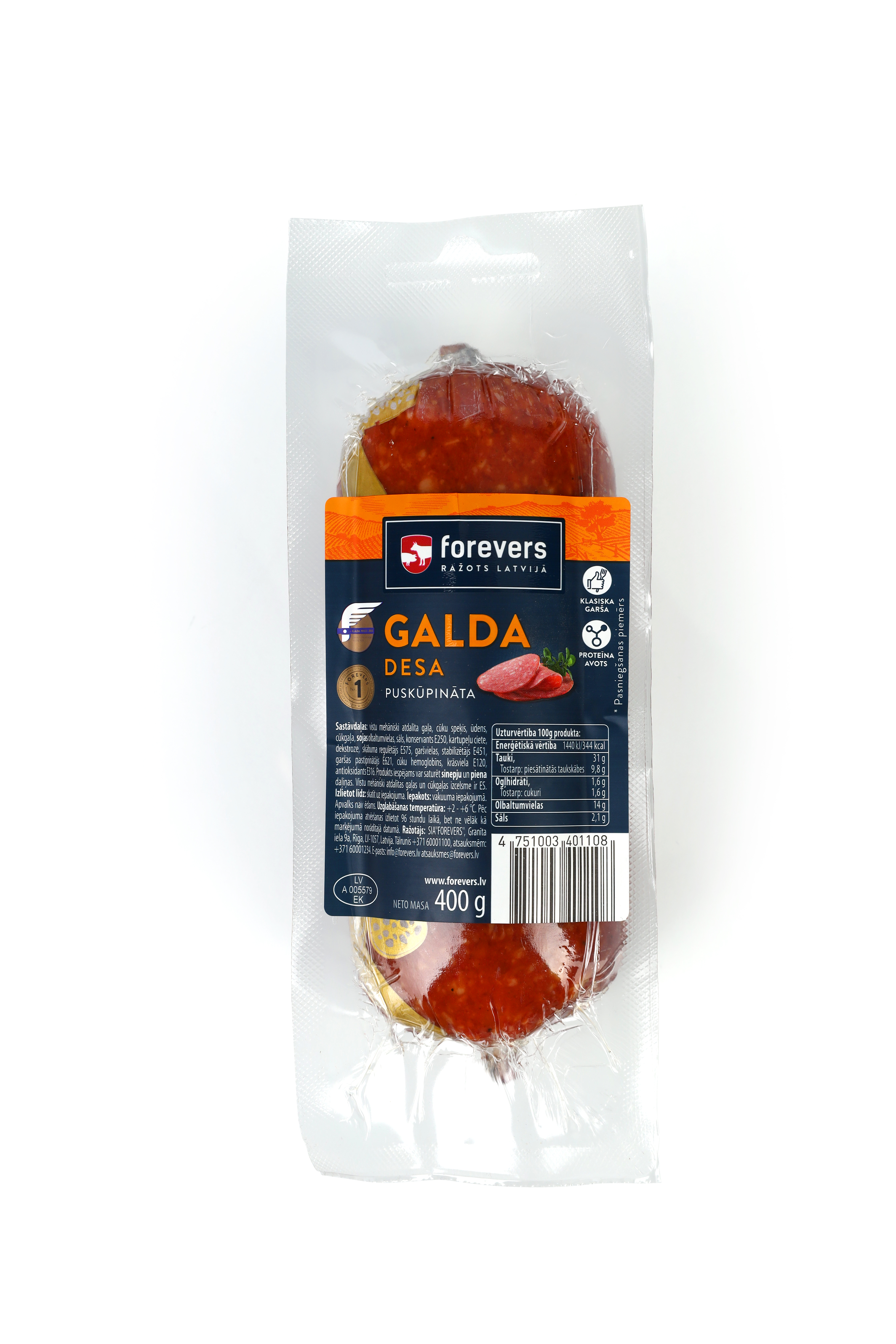 Desa puskūpināta Galda 400g, Forevers
