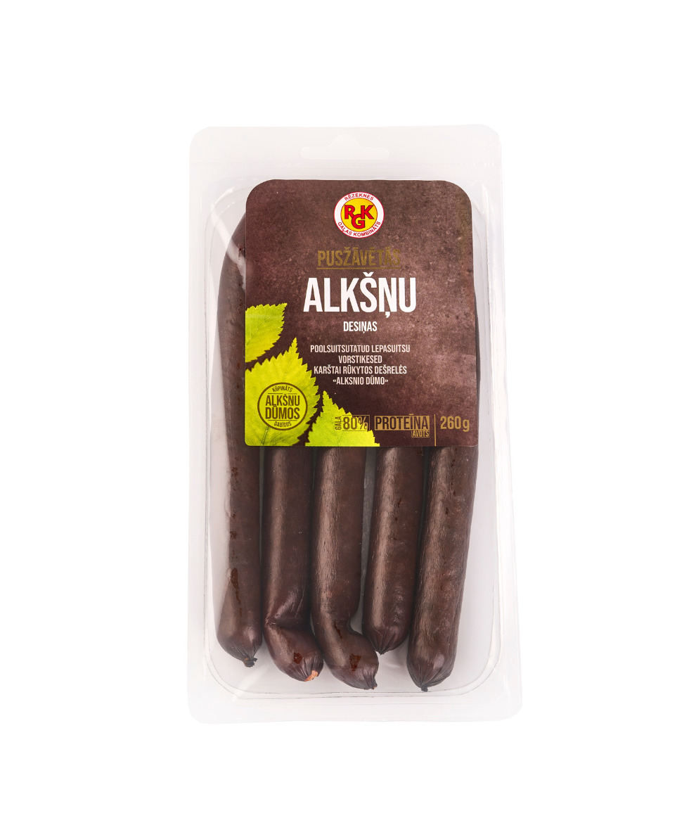 Desiņas pusžāvētās Alkšņu 260g, RGK