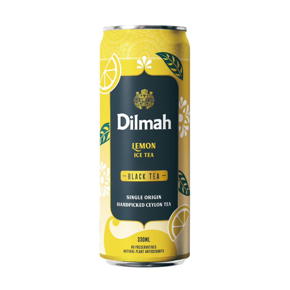 DILMAH Black Ice Tea Lemon 330ml