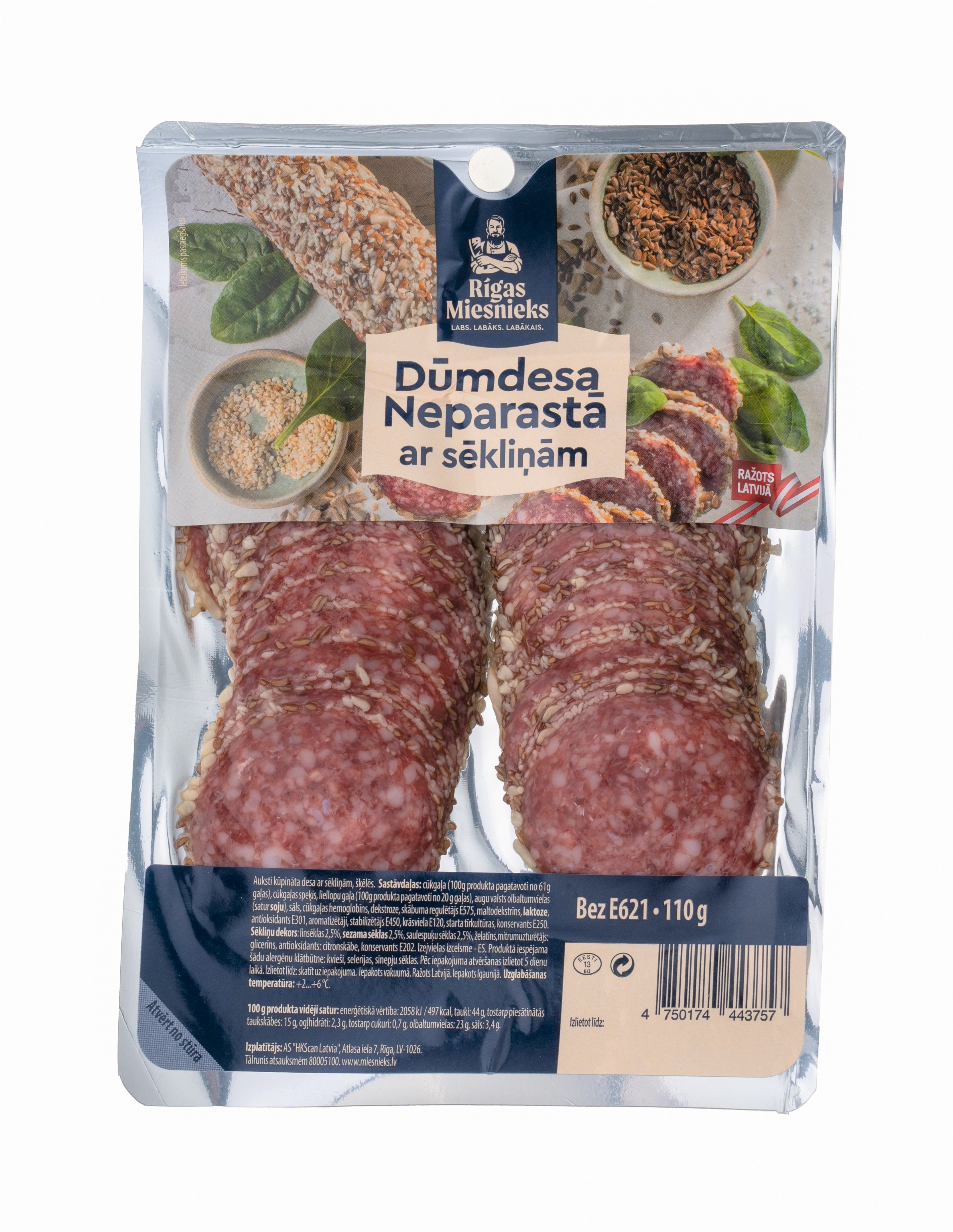 Dūmdesa Neparastā ar sēkliņām šķēlēs 110g, RM
