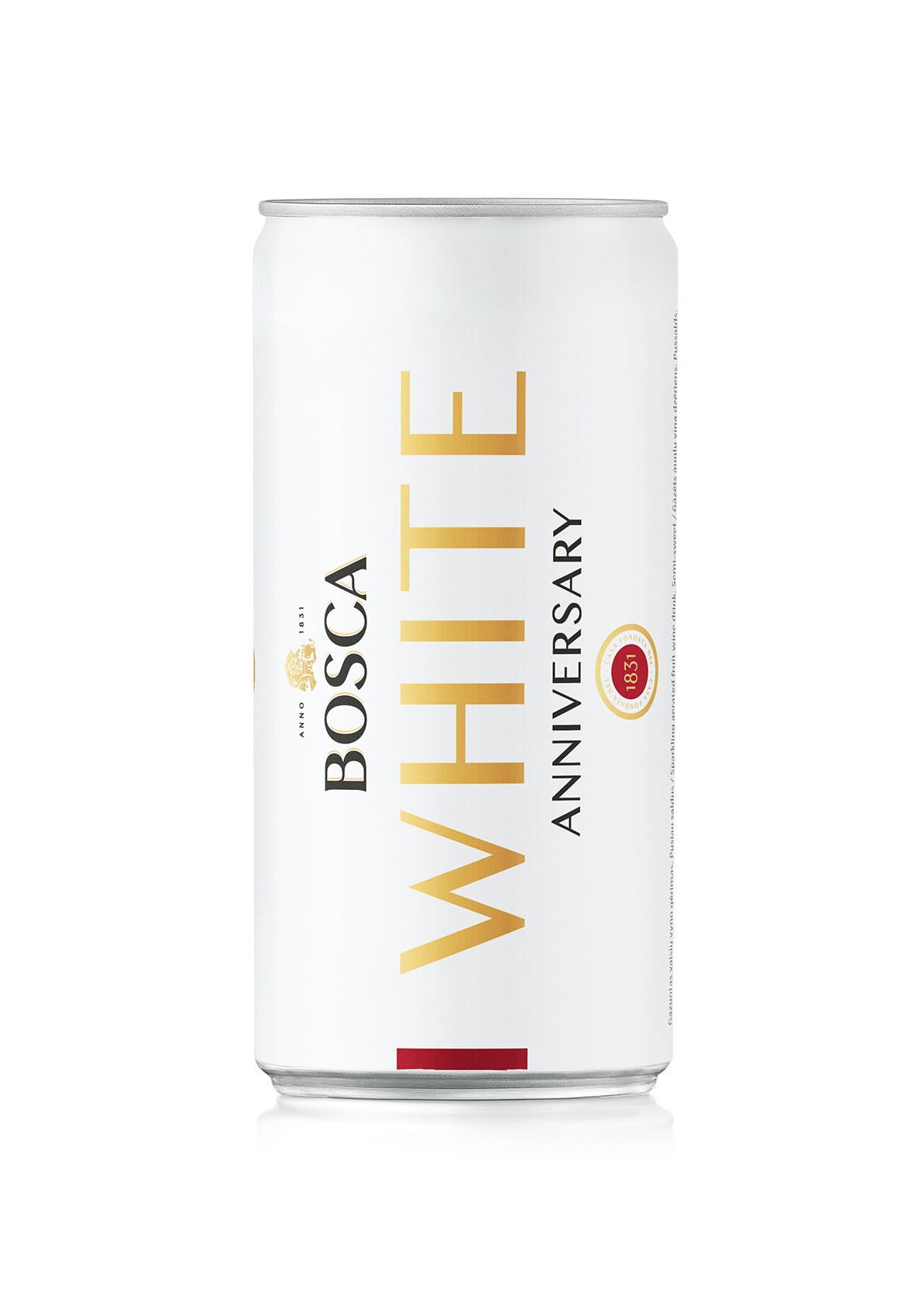 Dz.vīns Bosca Anniversary White pussaldais  8.5% 0.2l