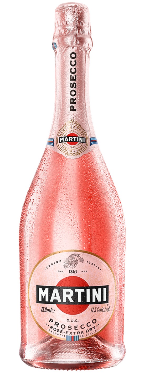 Dz.vīns Martini Prosecco Rose D.O.C. sausais 11.5% 0.75l