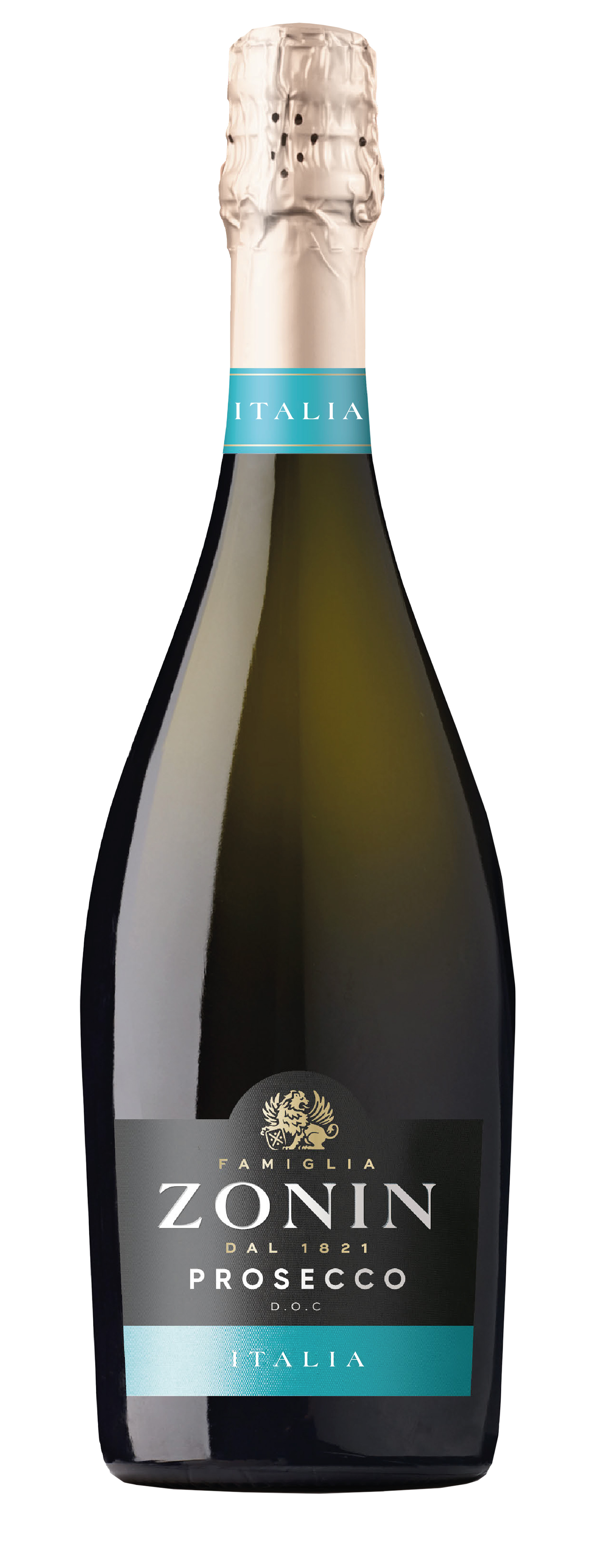 Dz.vīns Zonin Prosecco Cuvee 1821 DOC sausais 11% 0.75l