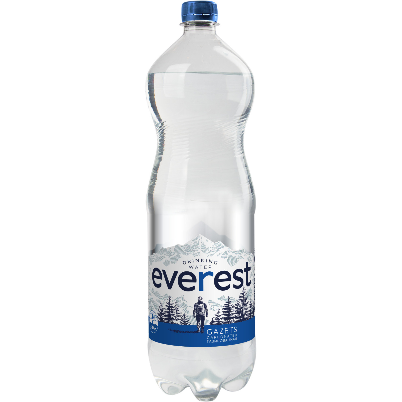 Dzeramais ūdens gāzēts 1.5l, Everest