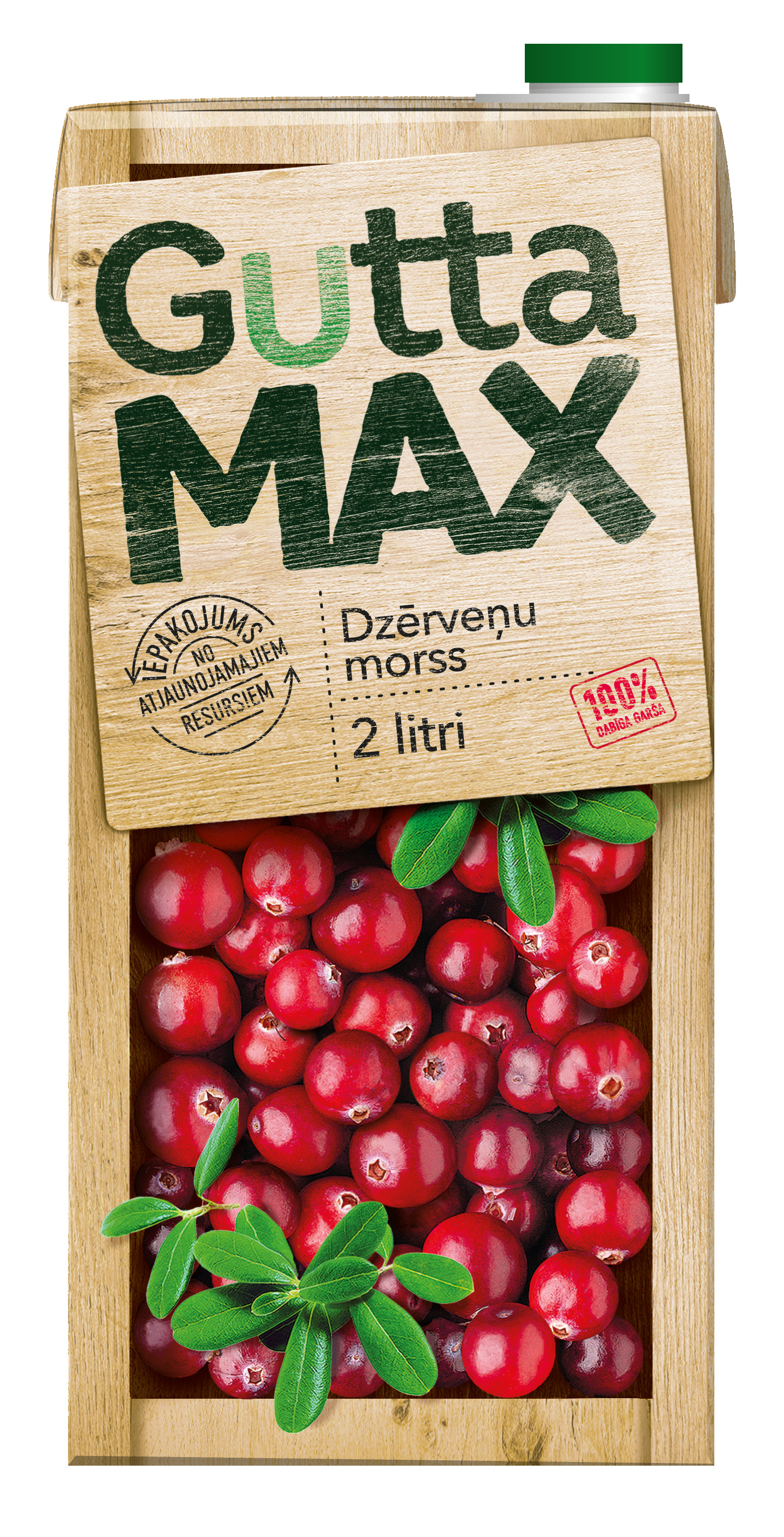 Dzēriens Dzērveņu Max 2L, Gutta