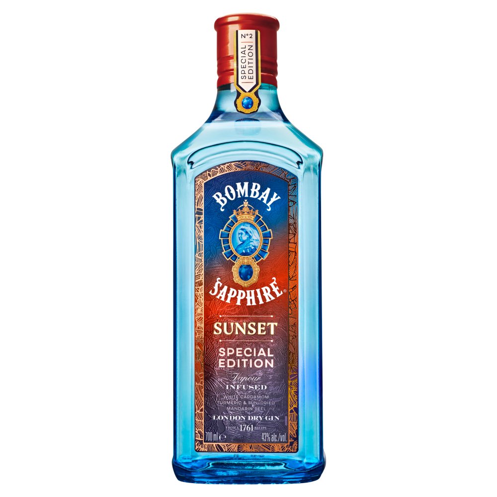 Džins Bombay Sapphire Sunset 43% 0.7l