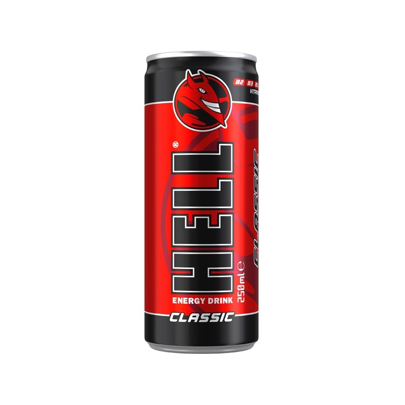 Enerģijas dzēriens Classic 0.25l CAN, Hell