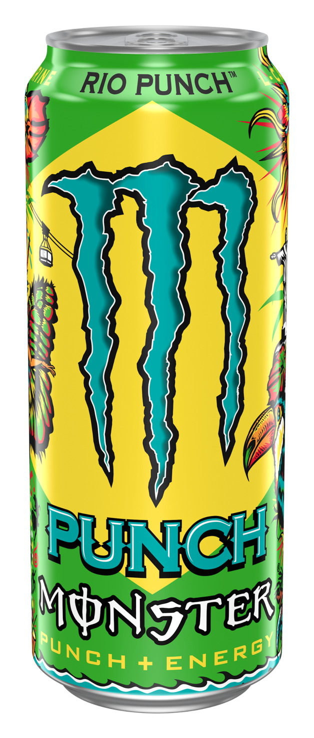 Enerģijas dzēriens JU RIO Punch 0.5l CAN, Monster