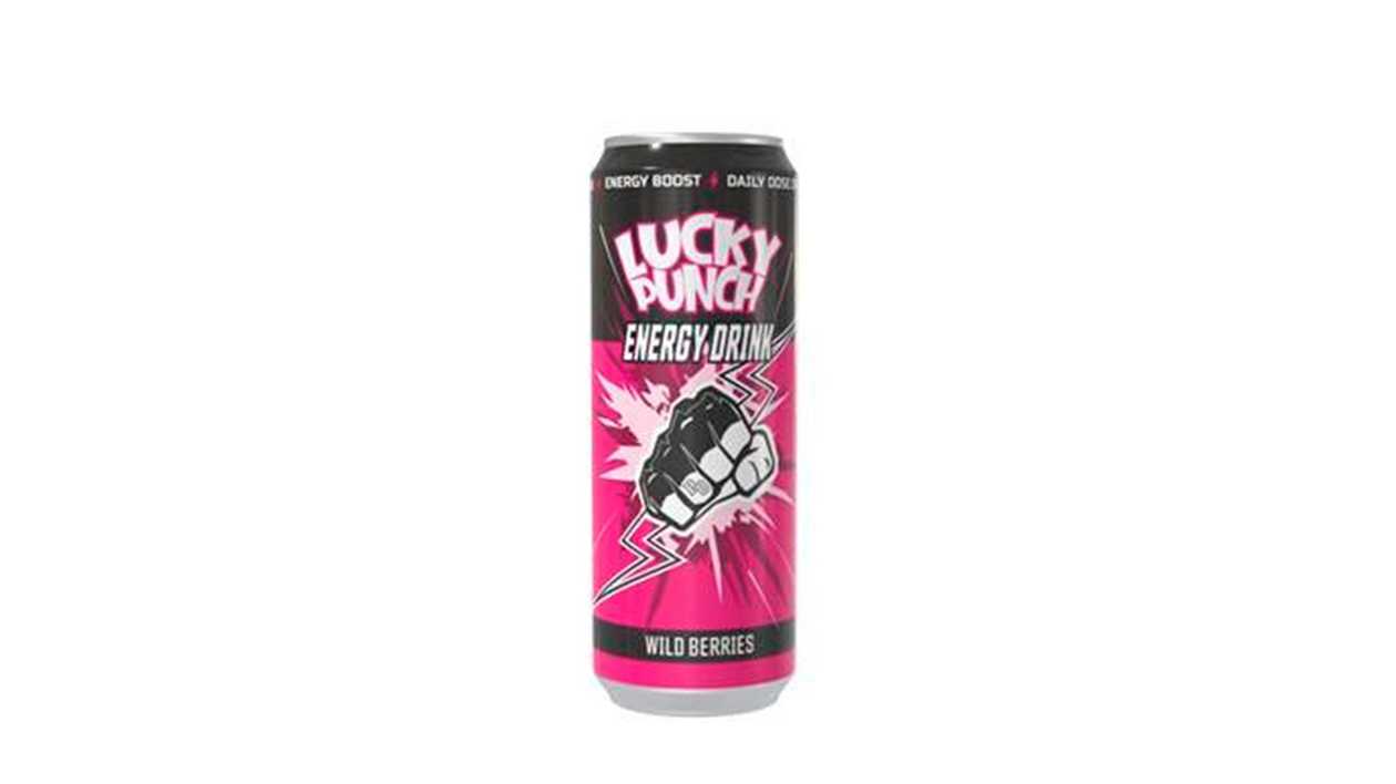 Enerģijas dzēriens Lucky Punch Wild Berry 0.33l CAN.