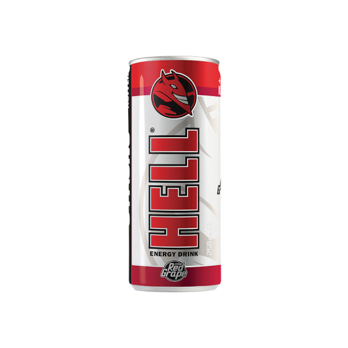 Enerģijas dzēriens Strong Red Grape 250ml CAN, Hell
