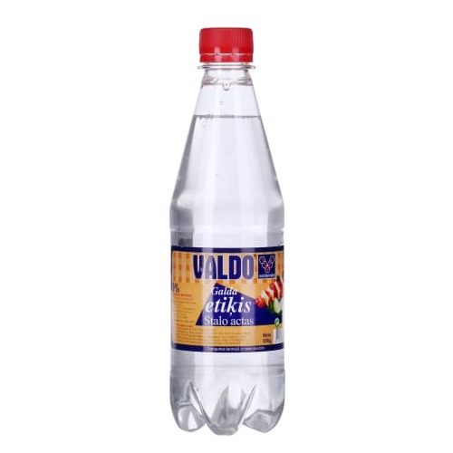 Etiķis galda  9 % 0.5l  PET, Valdo