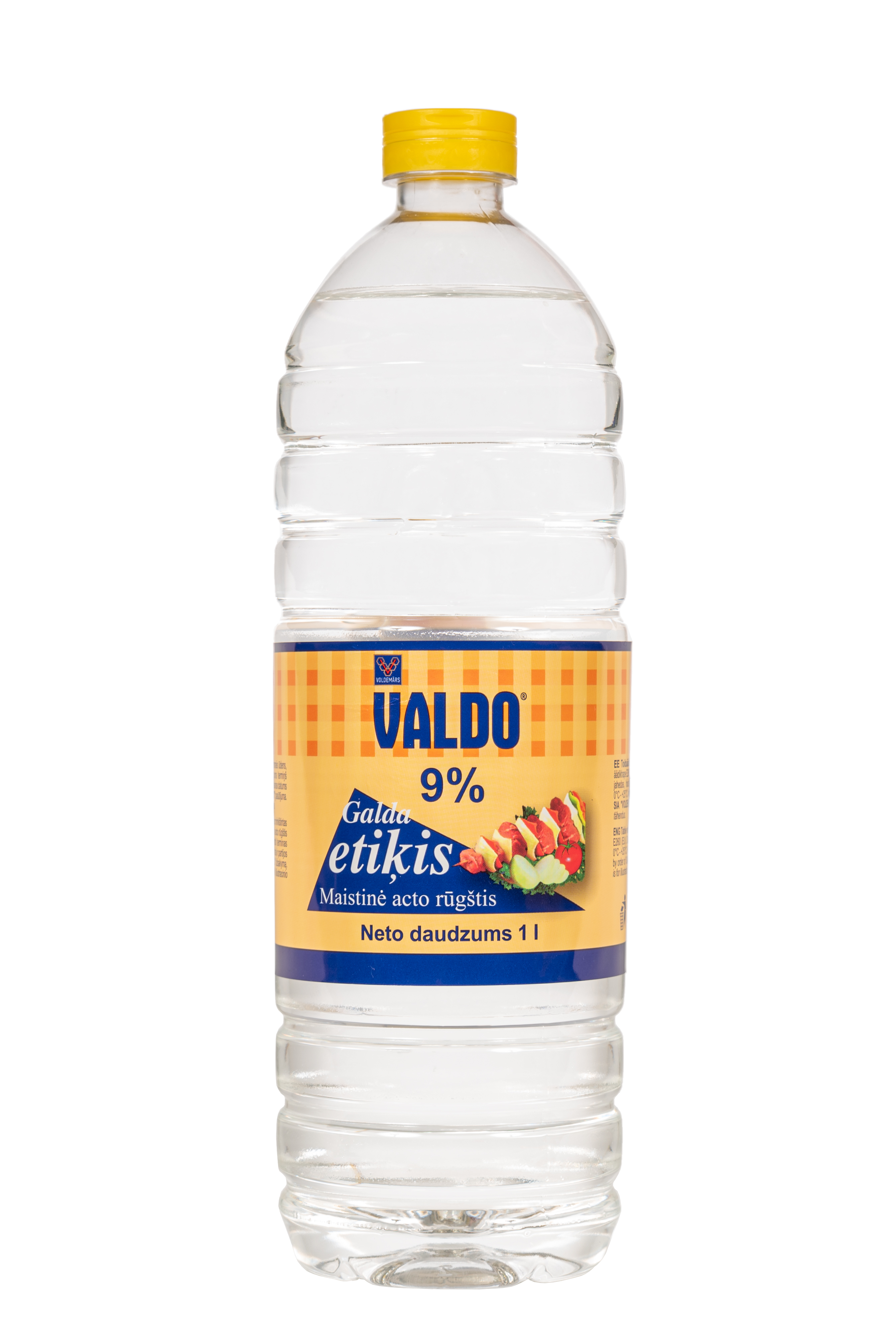 Etiķis galda 9% 1l  PET, Valdo