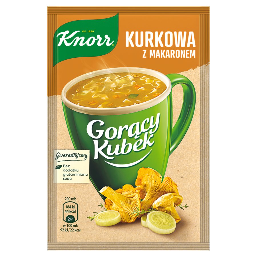 Gaileņu zupa ar nūdelēm 13g, Knorr Cas